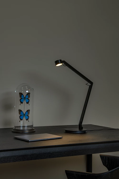 Lucide OGDEN - Lámpara de escritorio - LED 3 StepDim - 1x7W 3000K - Negro | Premium - ambiente 1